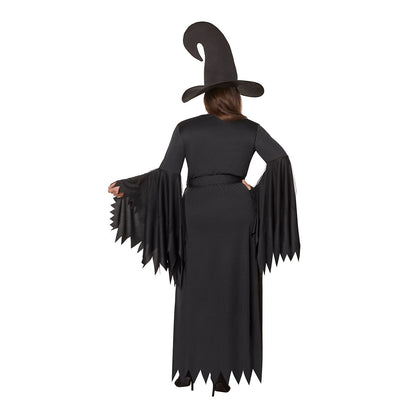 Adult Gothic Witch Plus Size Costume BLACK