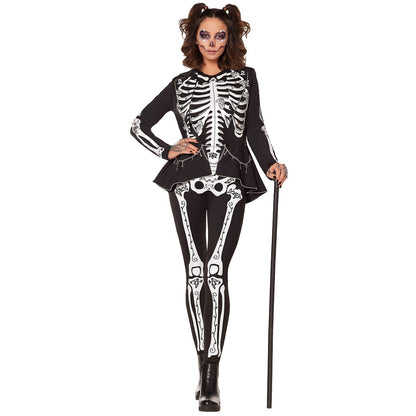 Adult Skeleton Costume - The Signature Collection BLACK