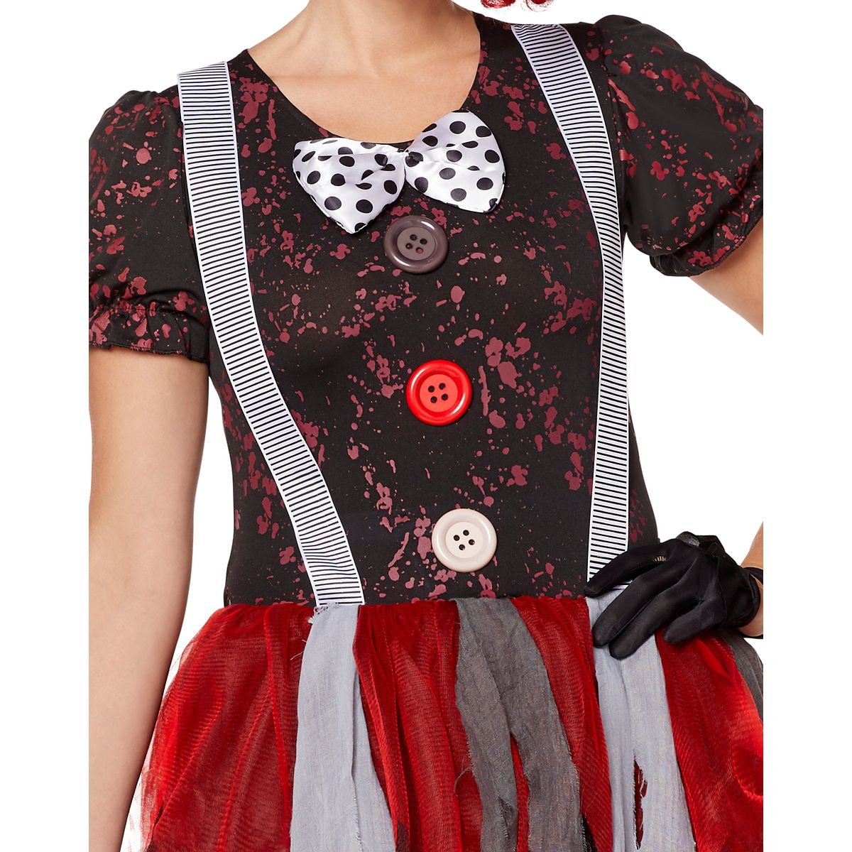 Adult Horror Clown Costume RED