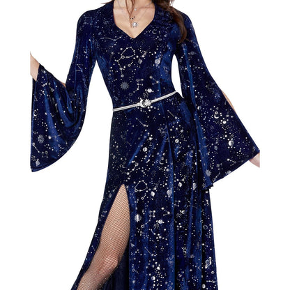 Adult Coven Witch Plus Size Costume BLUE