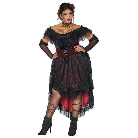 Adult Victorian Vampiress Costume - The Signature Collection BLACK