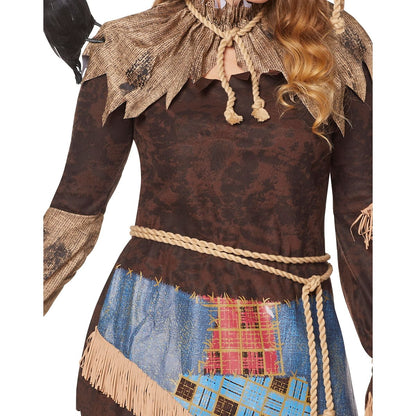 Adult Creepy Scarecrow Costume BROWN