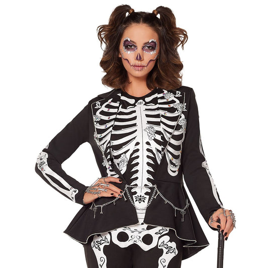 Adult Skeleton Blazer BLACK
