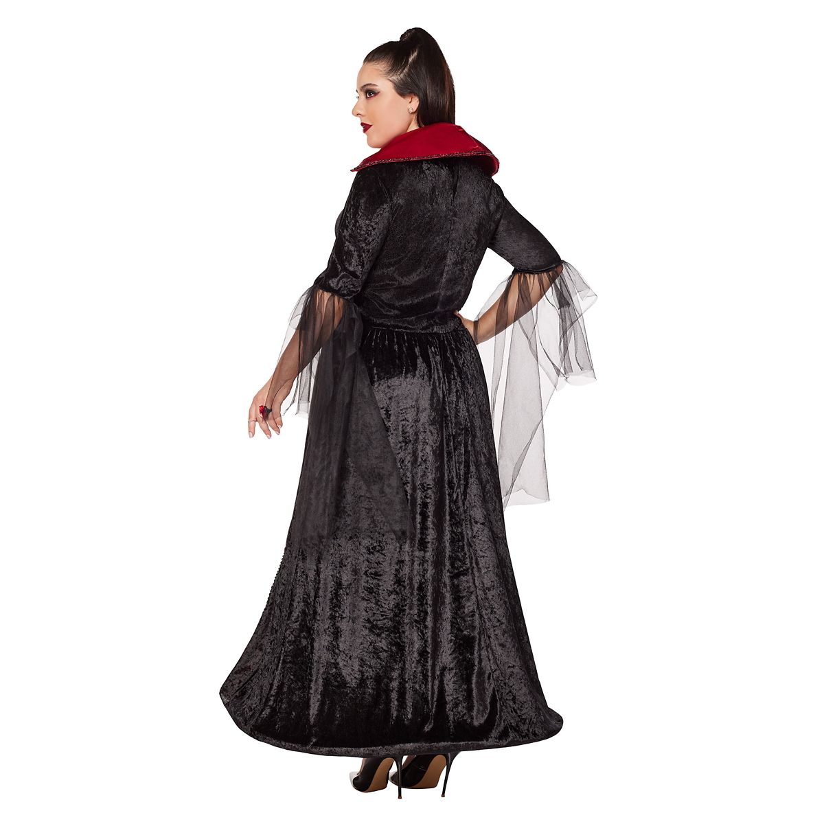 Adult Victorian Vampiress Plus Size Costume RED