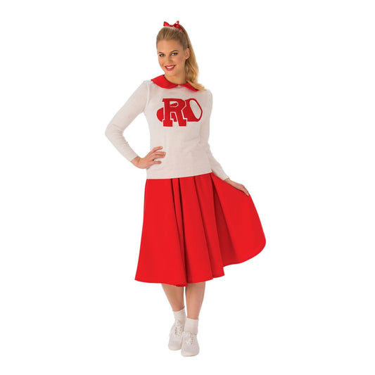 Rydell Cheerleader Costume - Grease RED AND WHITE