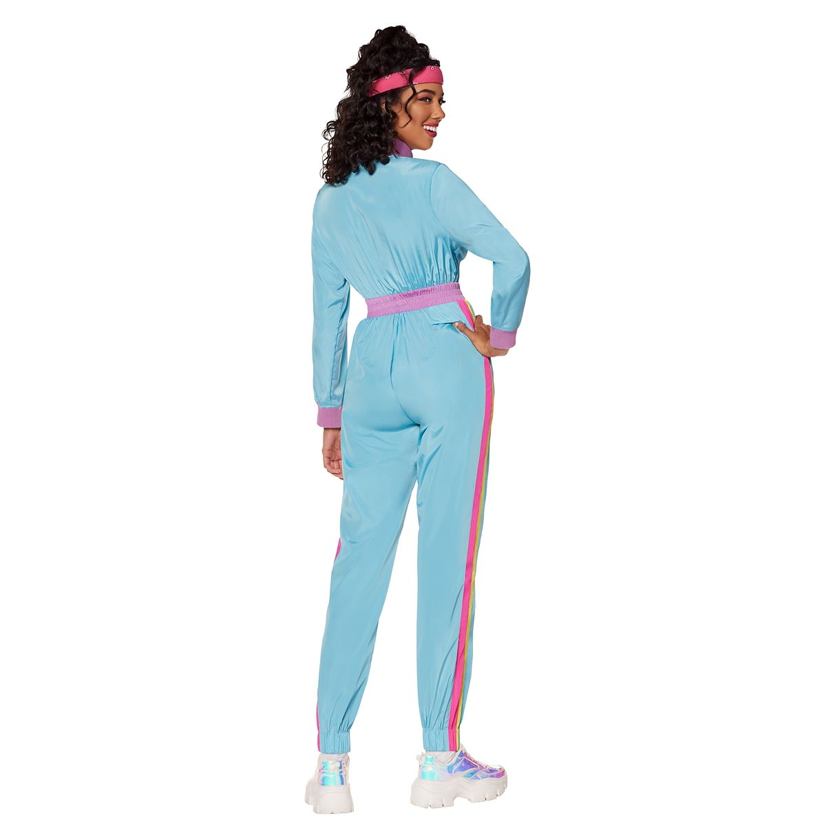 Adult '80s Workout Costume MULTI-COLOR