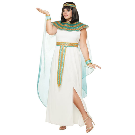 Adult Cleopatra Plus Size Costume WHITE