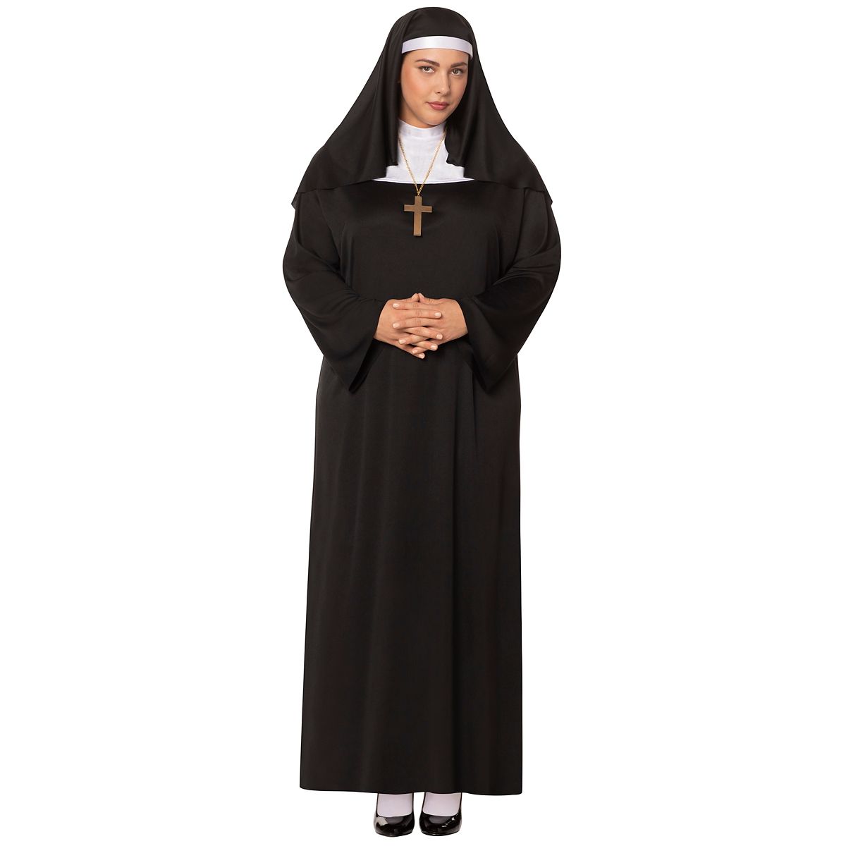 Adult Nun Costume BLACK AND WHITE