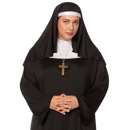 Adult Nun Costume BLACK AND WHITE