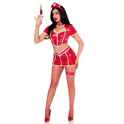 Adult Heartbeat Hottie Costume RED