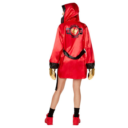Adult Red Boxer Costume RED