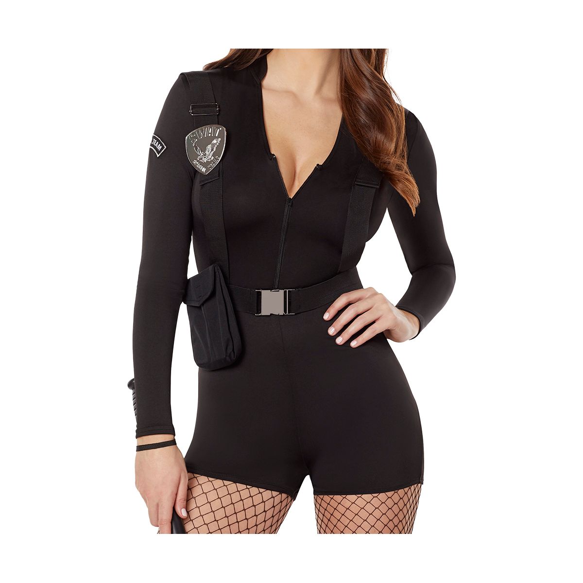 Adult SWAT Commander Costume BLACK