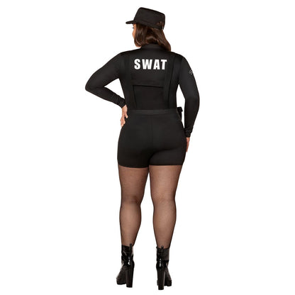 Adult SWAT Commander Costume BLACK