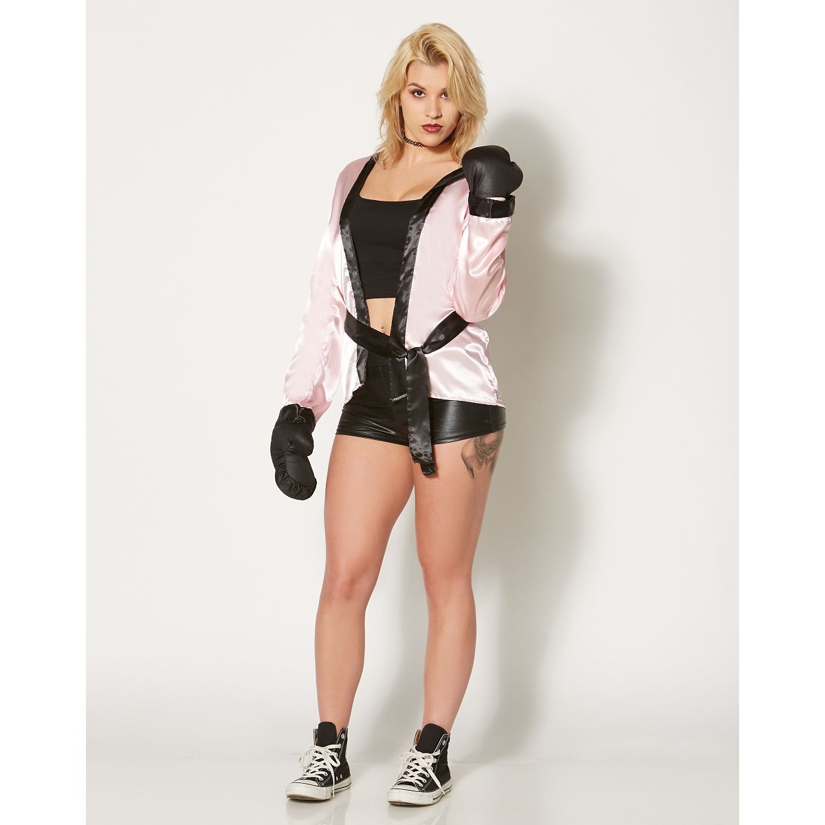 Knockout Costume Kit BLACK AND PINK
