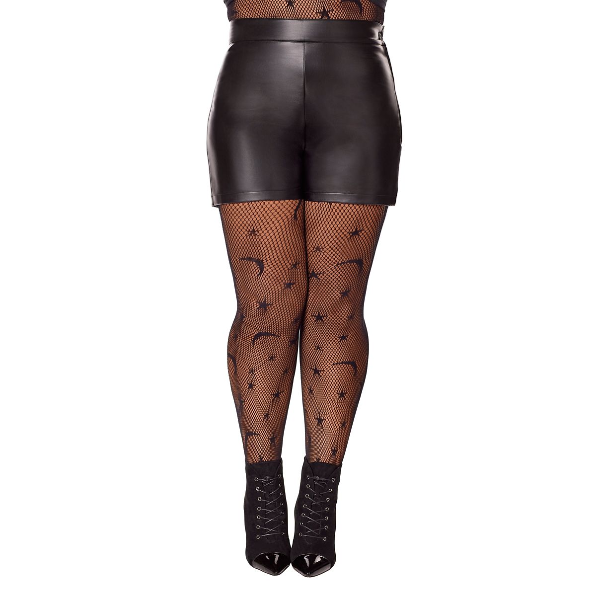 Celestial Fishnet Tights BLACK