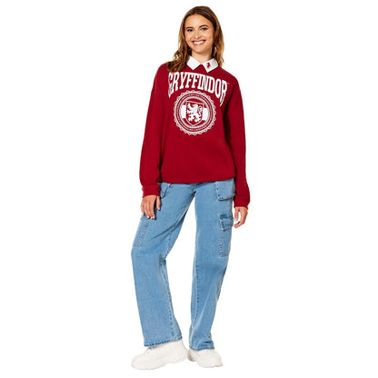 Gryffindor Collared Crewneck - Harry Potter RED