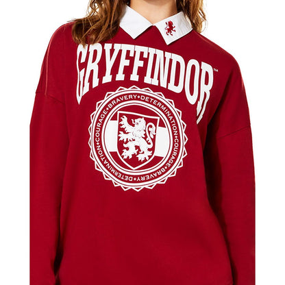 Gryffindor Collared Crewneck - Harry Potter RED