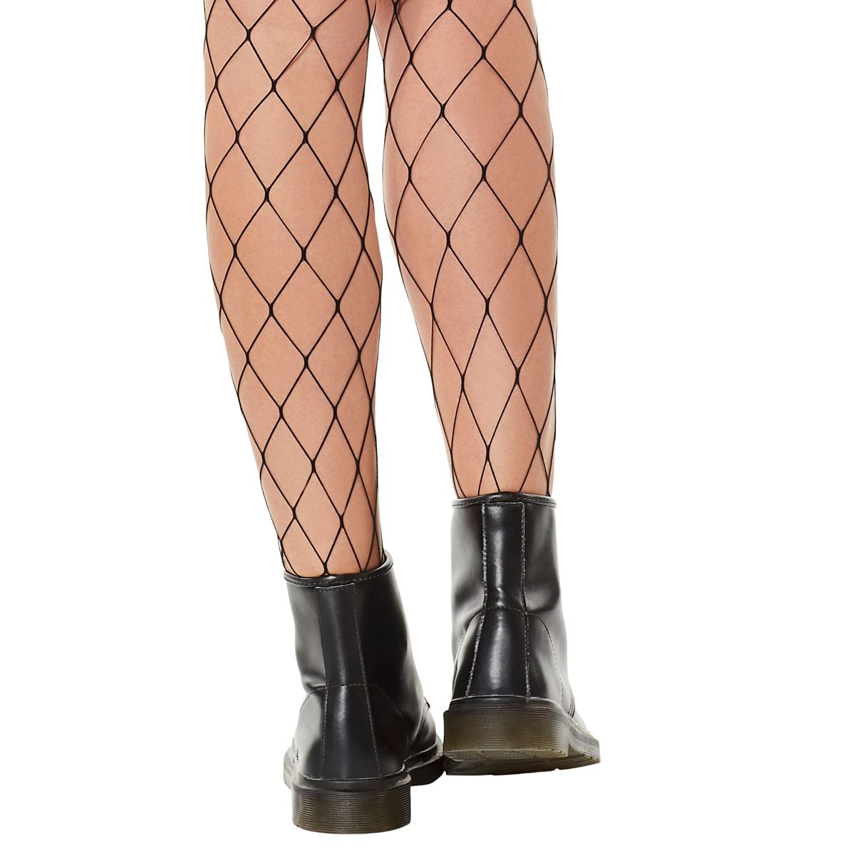Large Net Plus Size Fishnet Tights BLACK