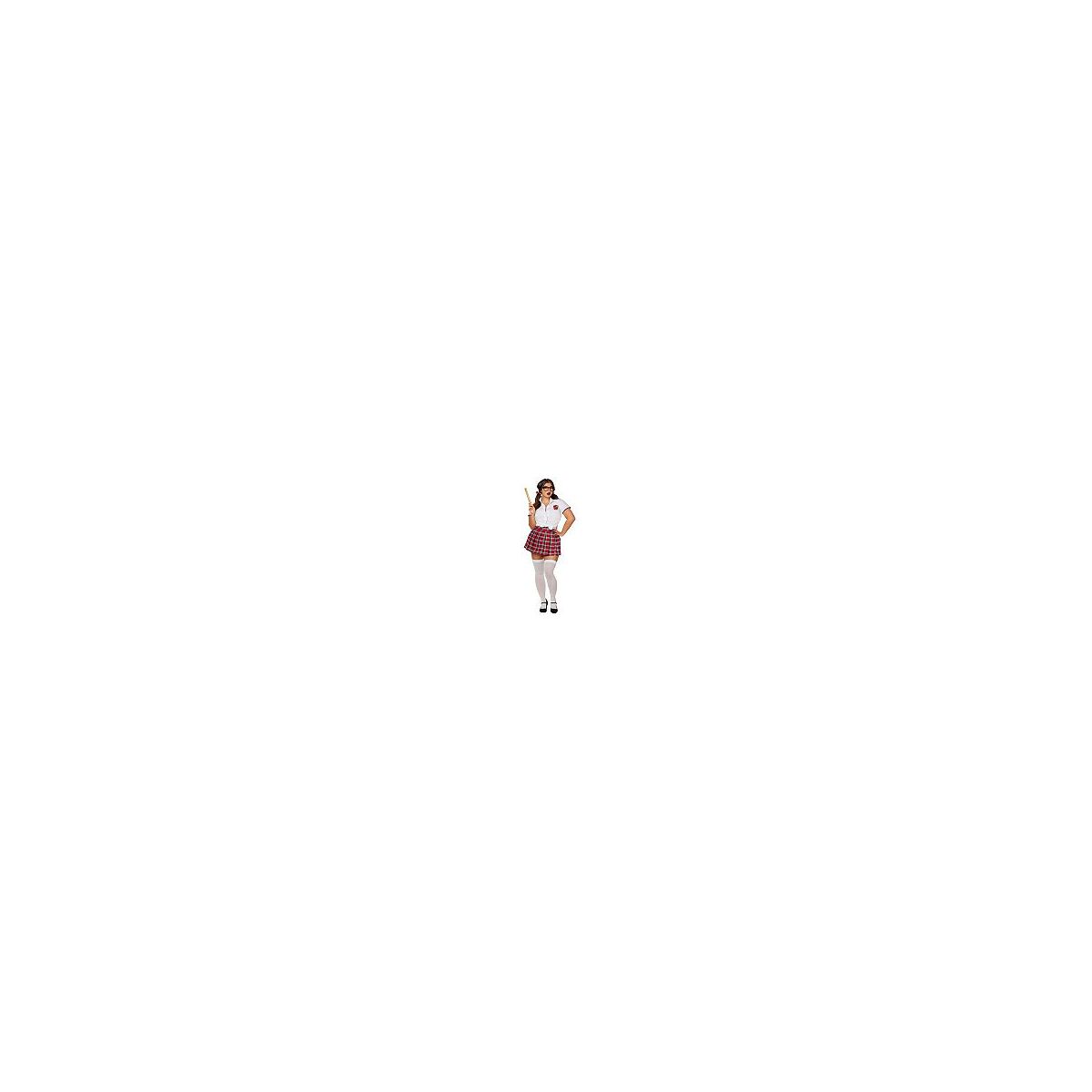 School Girl Costume Kit WHITE