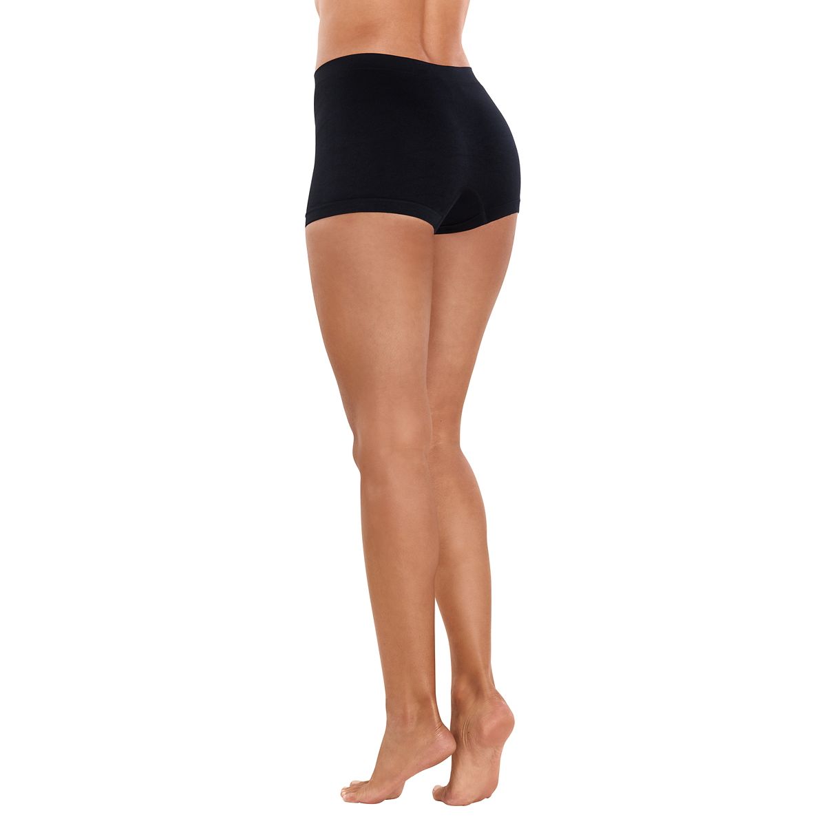 Adult Seamless Black Shapewear Shorts BLACK