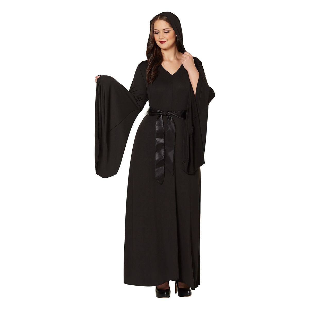 Adult Black Hooded Dress BLACK