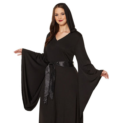 Adult Black Hooded Dress BLACK
