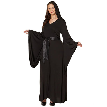 Adult Black Hooded Dress BLACK