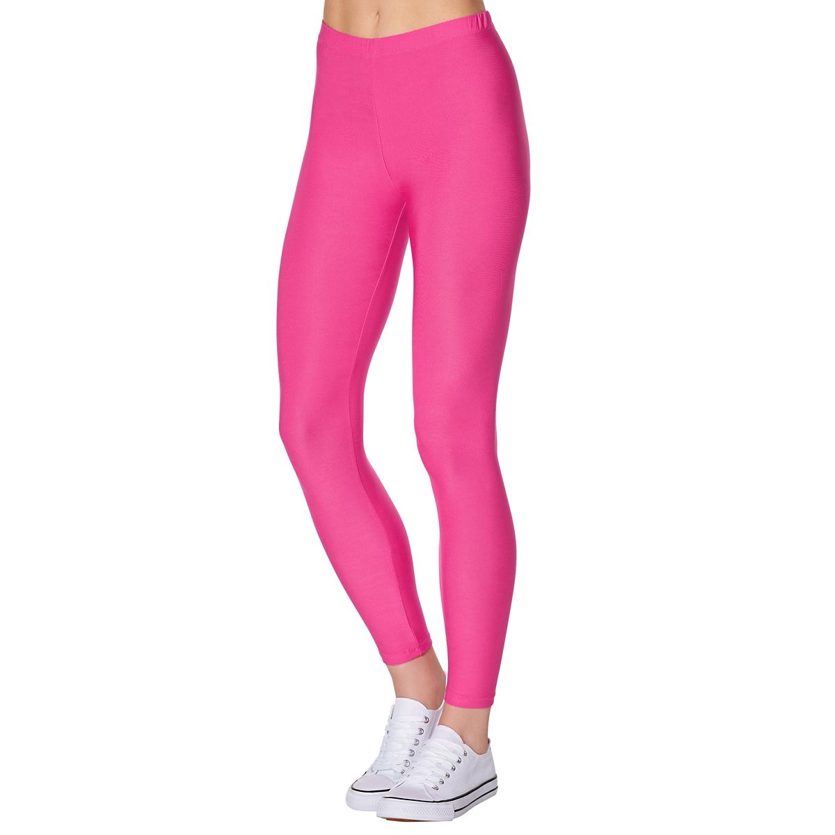 Red Footless Leggings RED