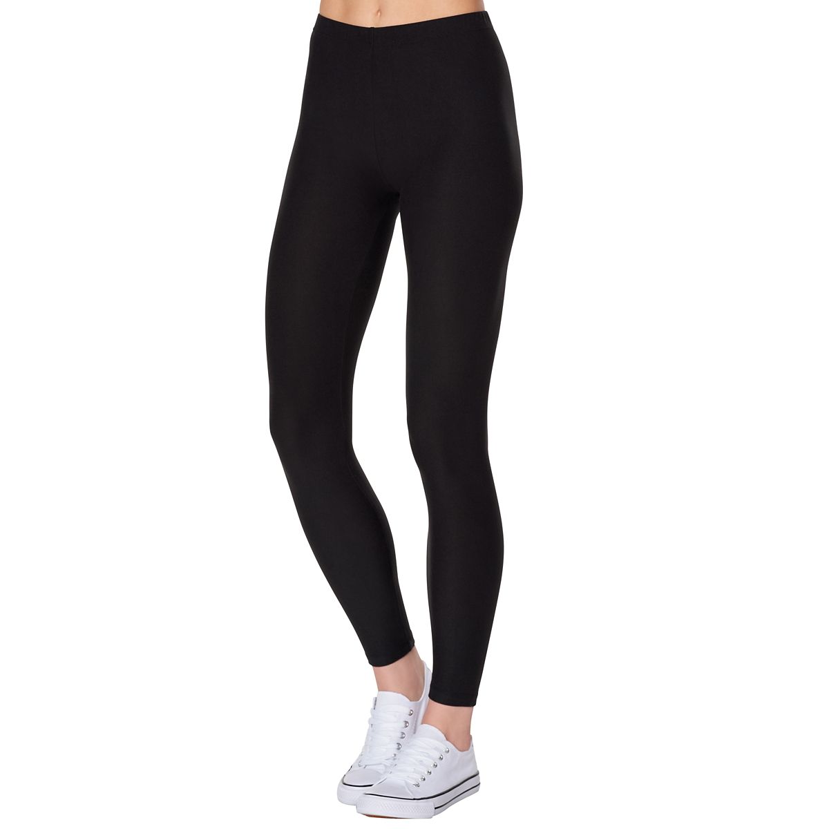 Red Footless Leggings RED