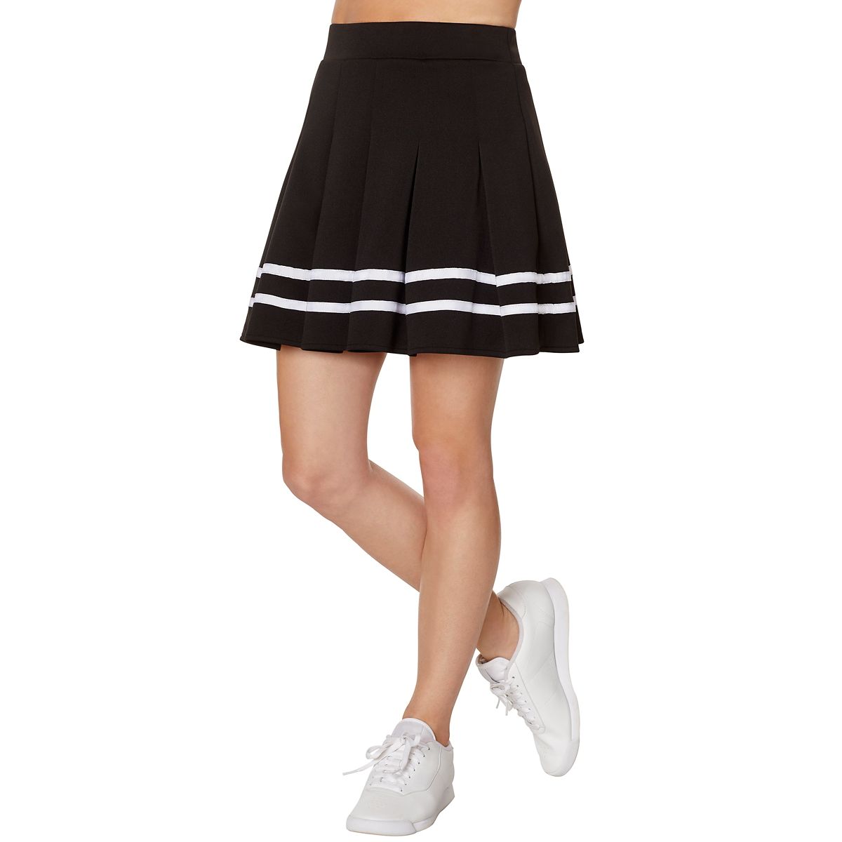 Adult Cheerleader Skirt BLACK