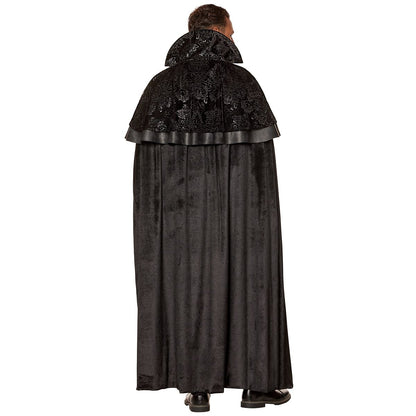Adult Vampire Cape Deluxe BLACK