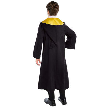 Kids Hufflepuff Robe - Harry Potter BLACK