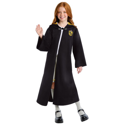 Kids Hufflepuff Robe - Harry Potter BLACK
