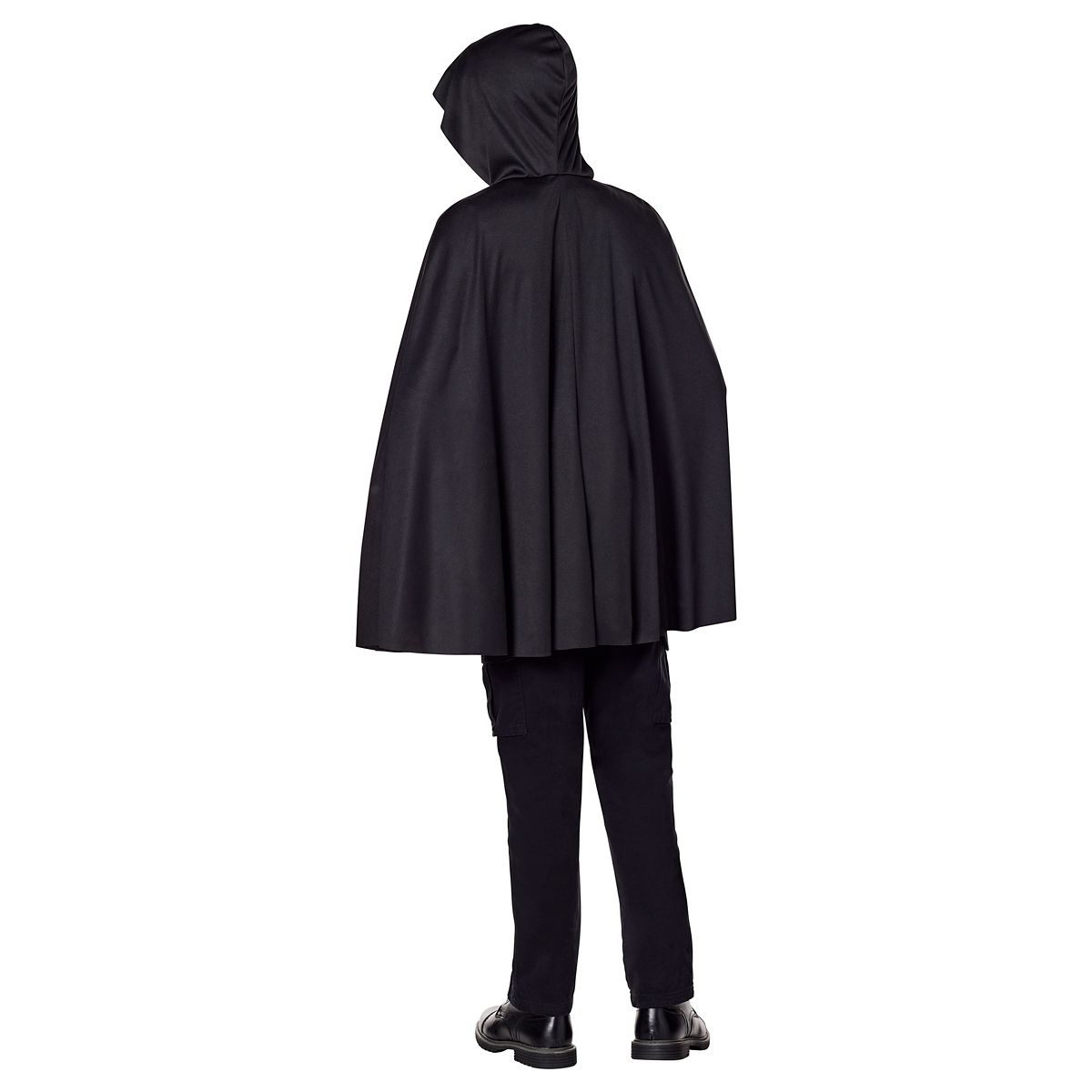 Kids Hooded Cape BLACK