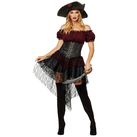 Adult Lady of Seas Costume BLACK