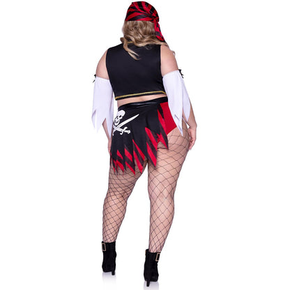Wicked Pirate Costume Set RED/WHITE/BLACK
