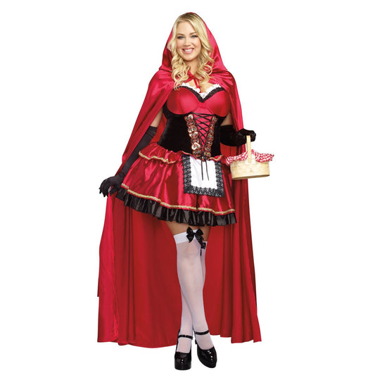 Adult Little Red Plus Size Costume RED