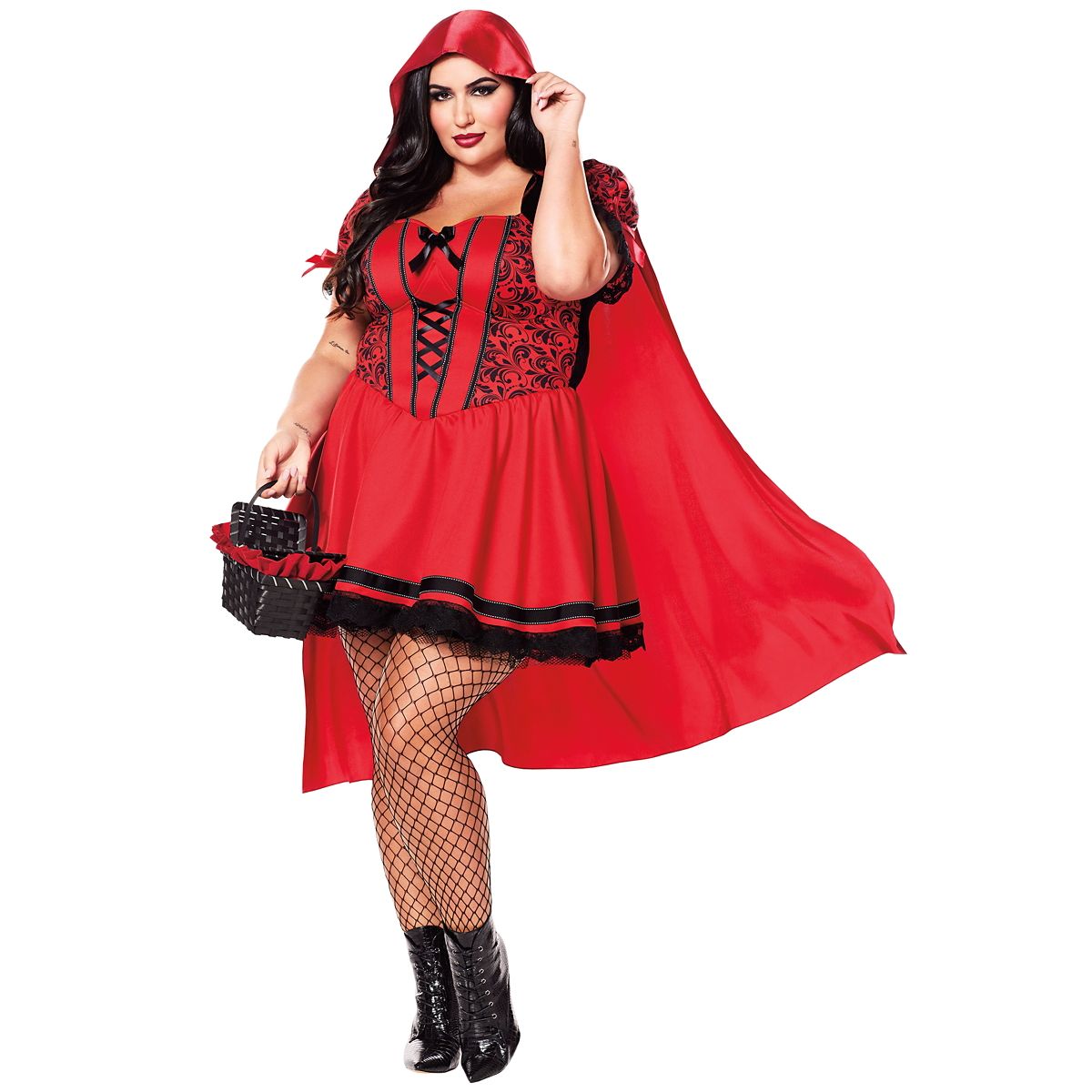 Adult Miss Red Riding Hood Costume RED