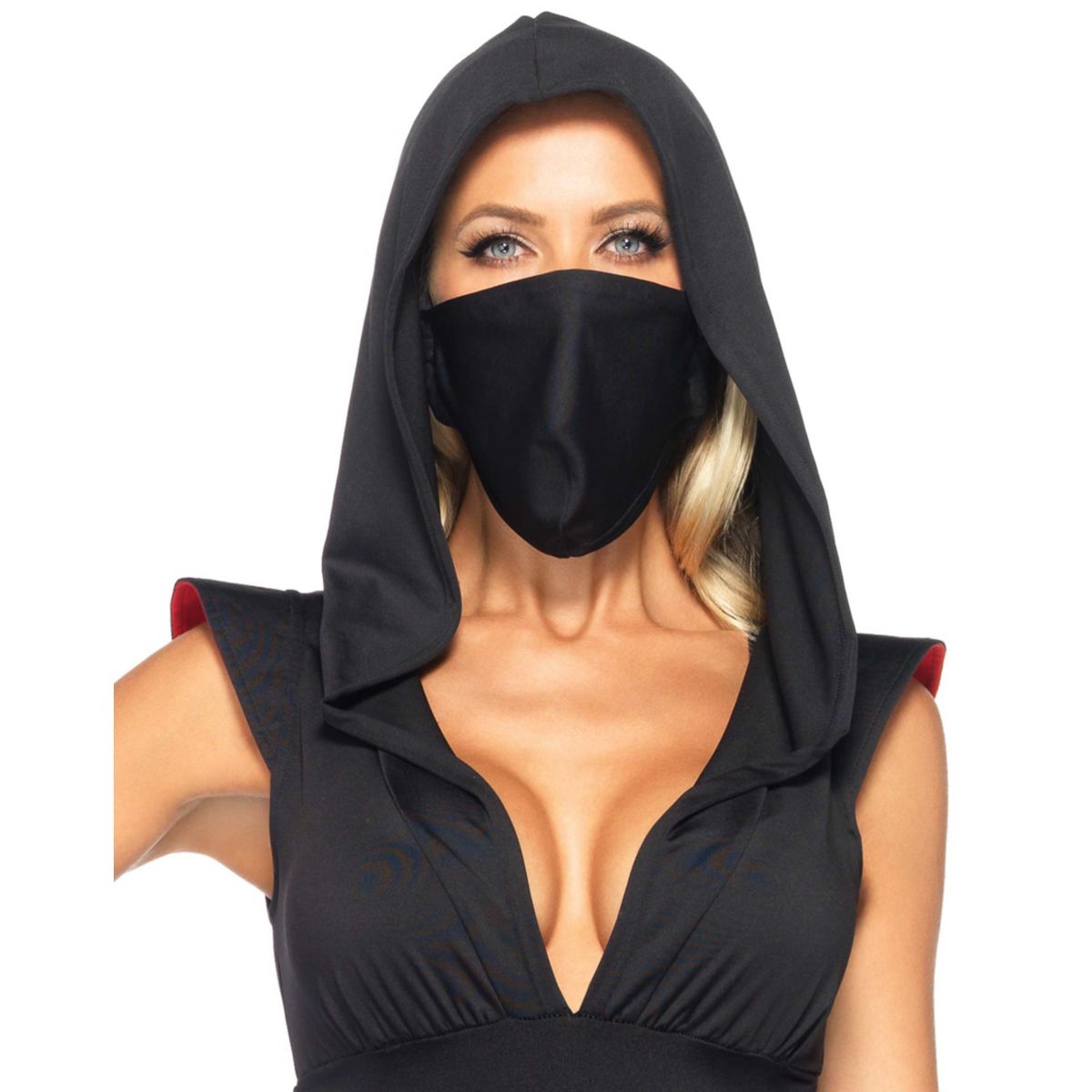 Adult Deadly Ninja Jumpsuit Costume BLACK