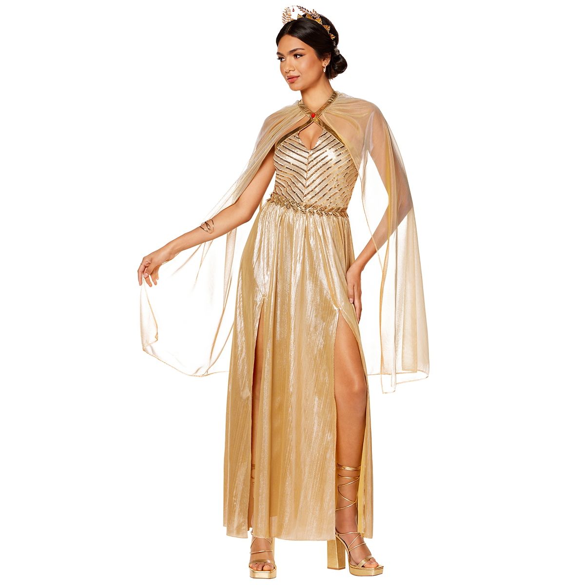 Adult Goddess of Sun Costume - The Signature Collection GOLD