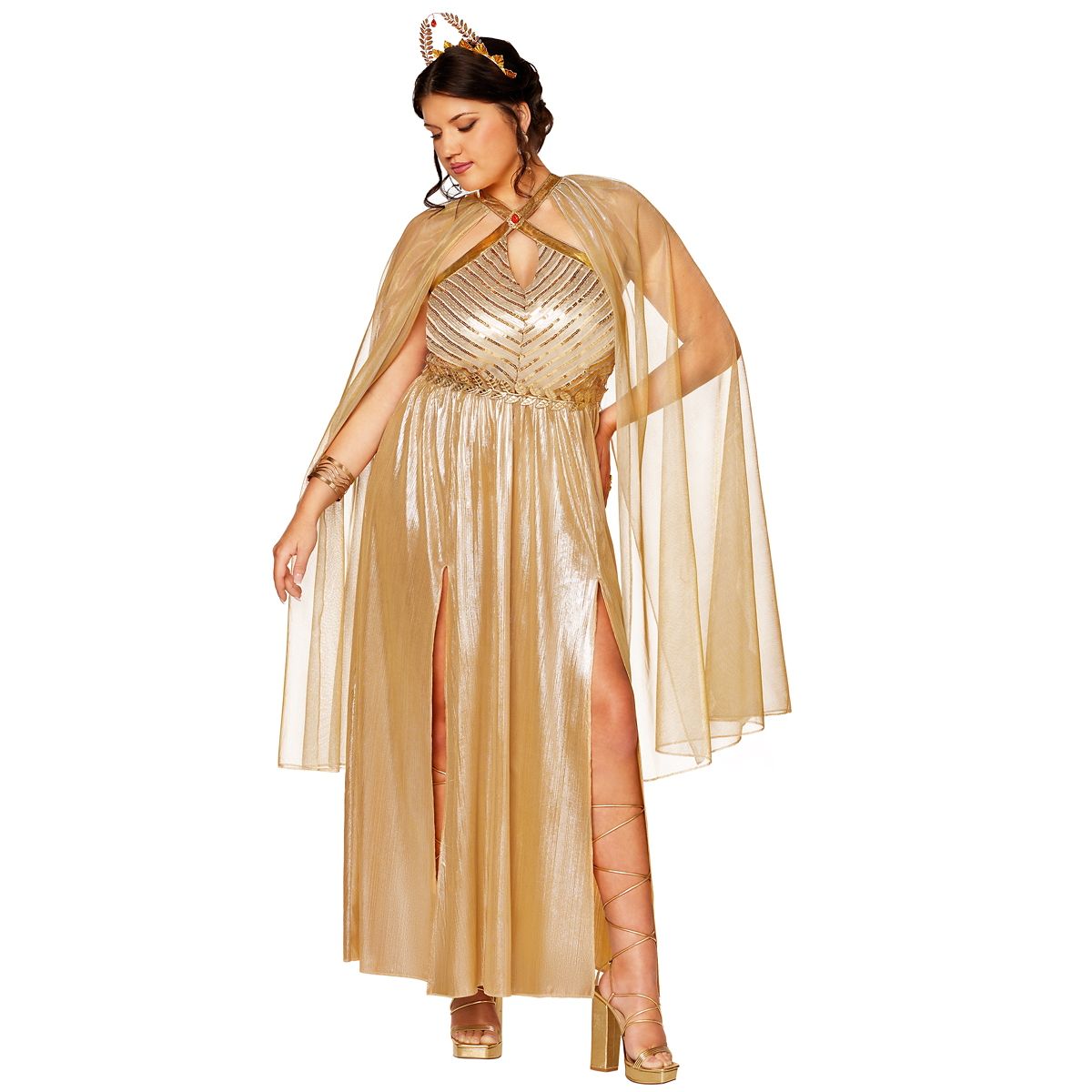 Adult Goddess of Sun Costume - The Signature Collection GOLD