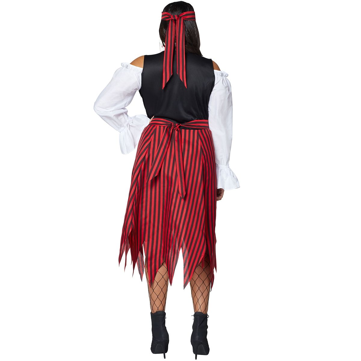 Adult Buccaneer Beauty Pirate Plus Size Costume RED