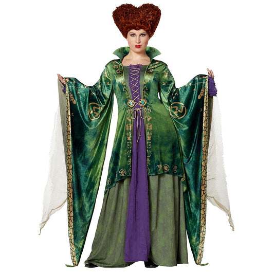 Adult Winifred Sanderson Plus Size Costume The Signature Collection - Hocus Pocus GREEN