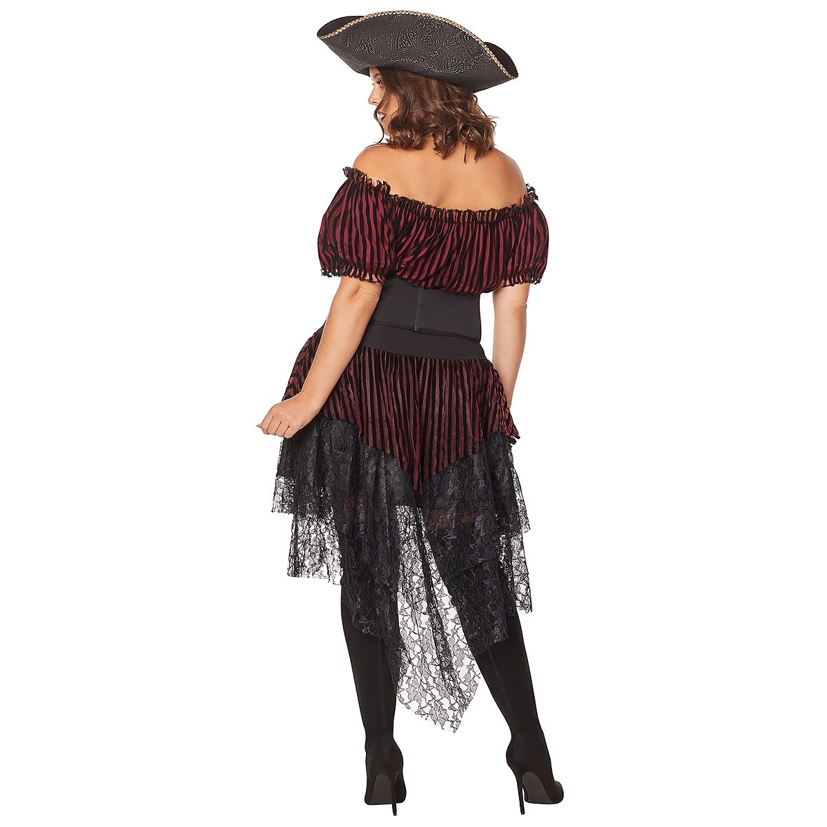 Adult Lady of the Seas Plus Size Costume BLACK