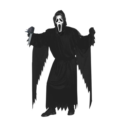 Adult Ghost Face Costume - Scream 4 BLACK