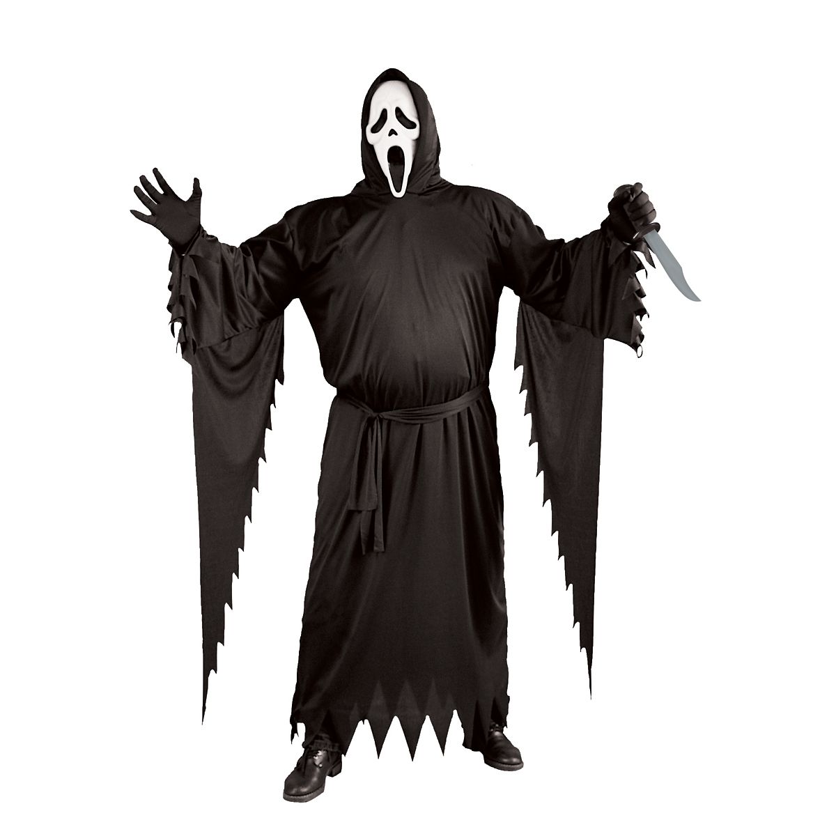 Adult Ghost Face Costume - Scream 4 BLACK