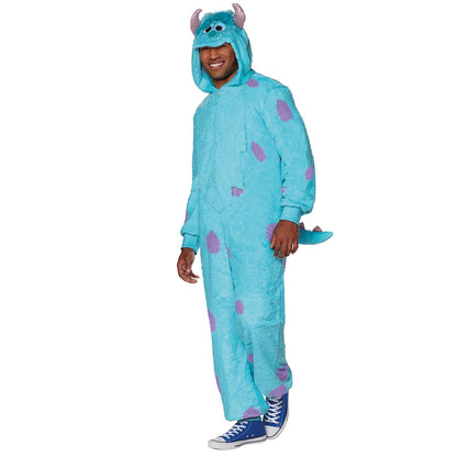 Adult Sulley Jumpsuit - Monsters Inc. BLUE
