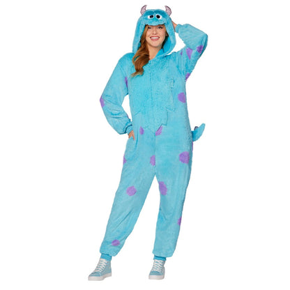 Adult Sulley Jumpsuit - Monsters Inc. BLUE