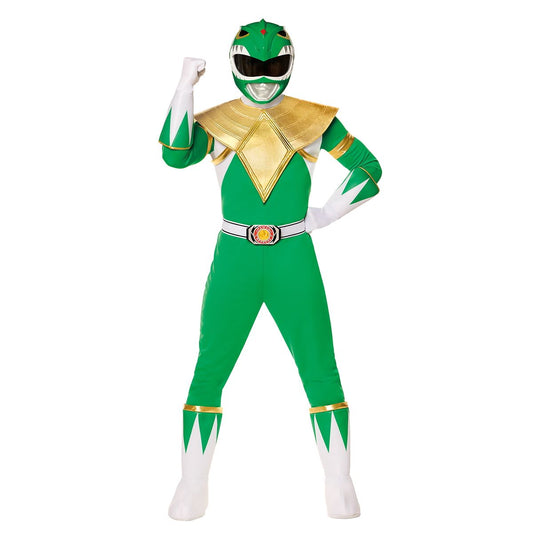 Adult Green Power Ranger Costume - Mighty Morphin Power Rangers GREEN