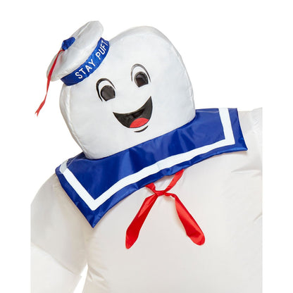 Adult Stay Puft Inflatable Costume -Ghostbusters WHITE